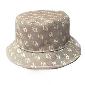 Dooney Bourke Tan Monogram Bucket Hat